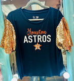 AsTroS SeQuiN SLeEvE TeE