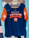 AsTroS SeQuiN SLeEvE TeE