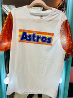 AsTroS SeQuiN SLeEvE TeE