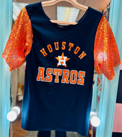 AsTroS SeQuiN SLeEvE TeE