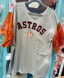 AsTroS SeQuiN SLeEvE TeE