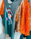 AsTroS SeQuiN SLeEvE TeE