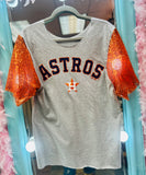 AsTroS SeQuiN SLeEvE TeE