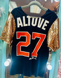 AsTroS SeQuiN SLeEvE TeE