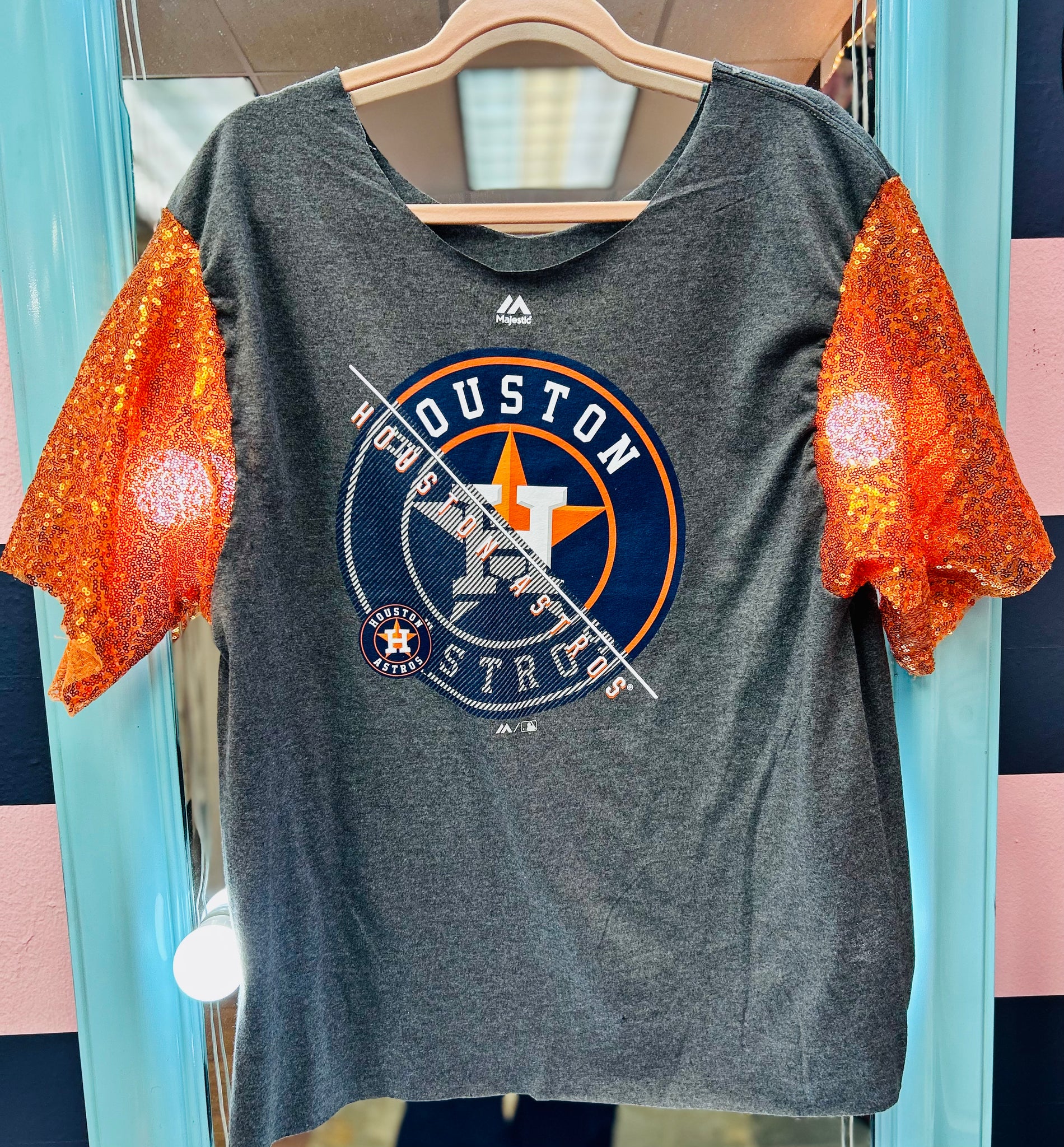 AsTroS SeQuiN SLeEvE TeE – Sinful Southern Belles Boutique